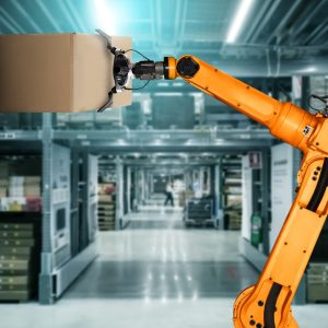 Smart robot arm system for innovative warehouse and factory digital technology